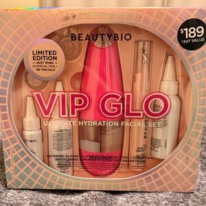 Brand New BeautyBio VIP Glo Facial Set - Hot Pink